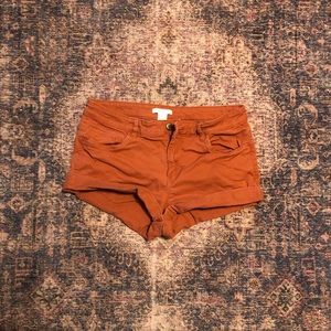 H&M | Burnt Orange Shorts